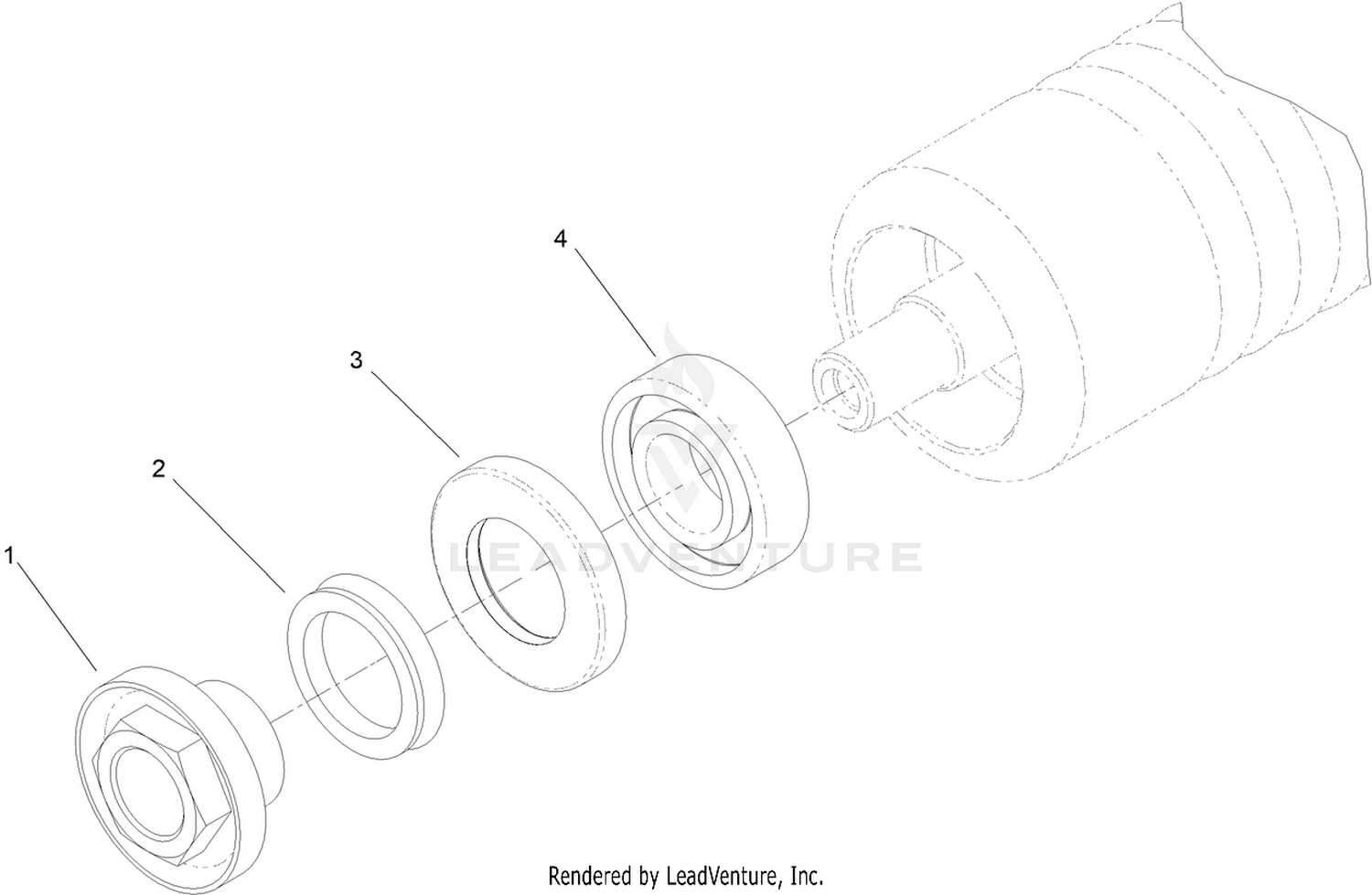 Roller Rebuild Kit Assembly No. 140-5552