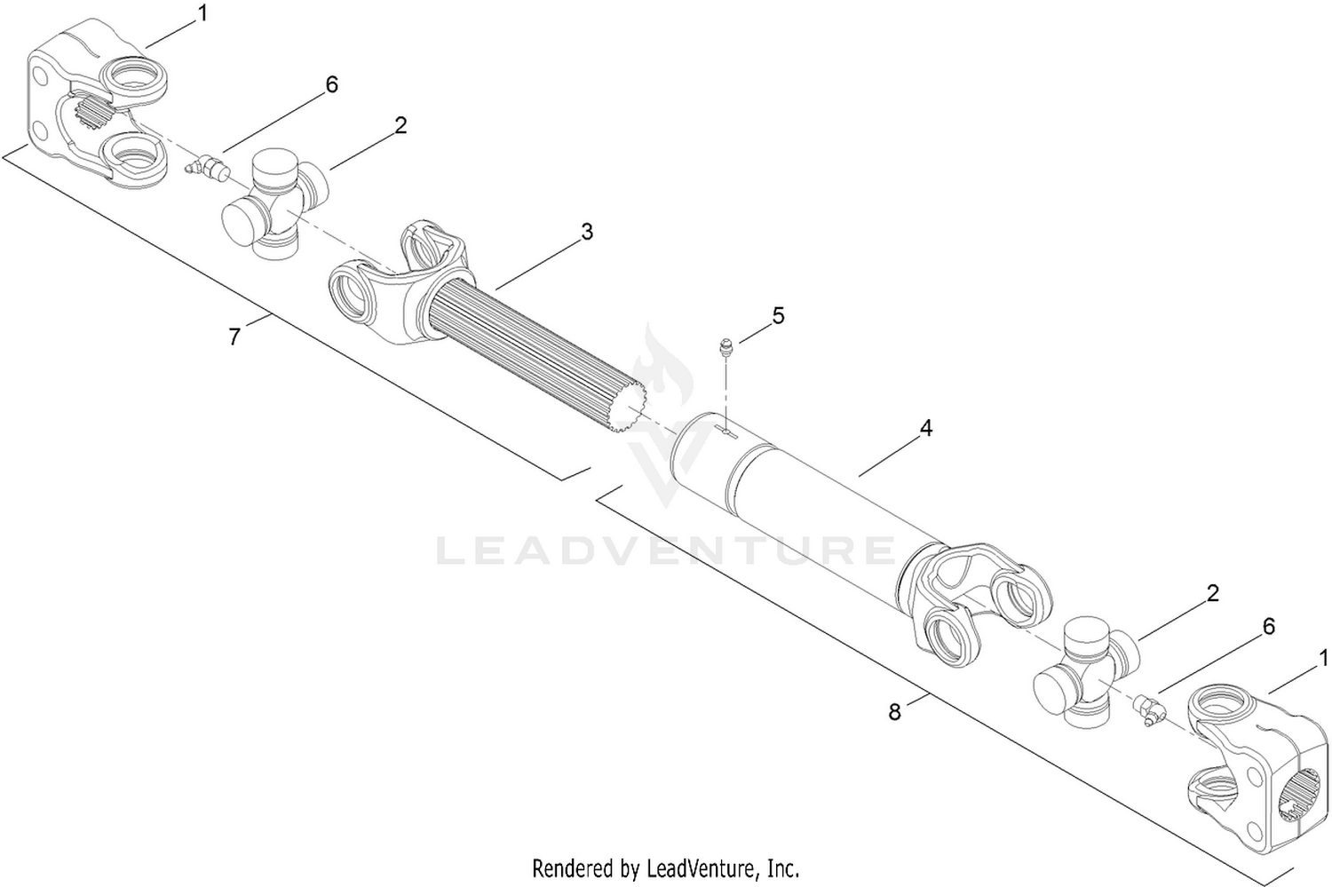Drive Shaft Assembly No. 110-4585