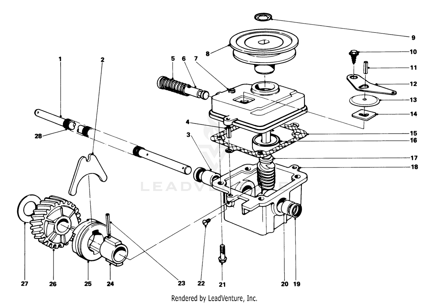 Gear Case Assembly Model 18010
