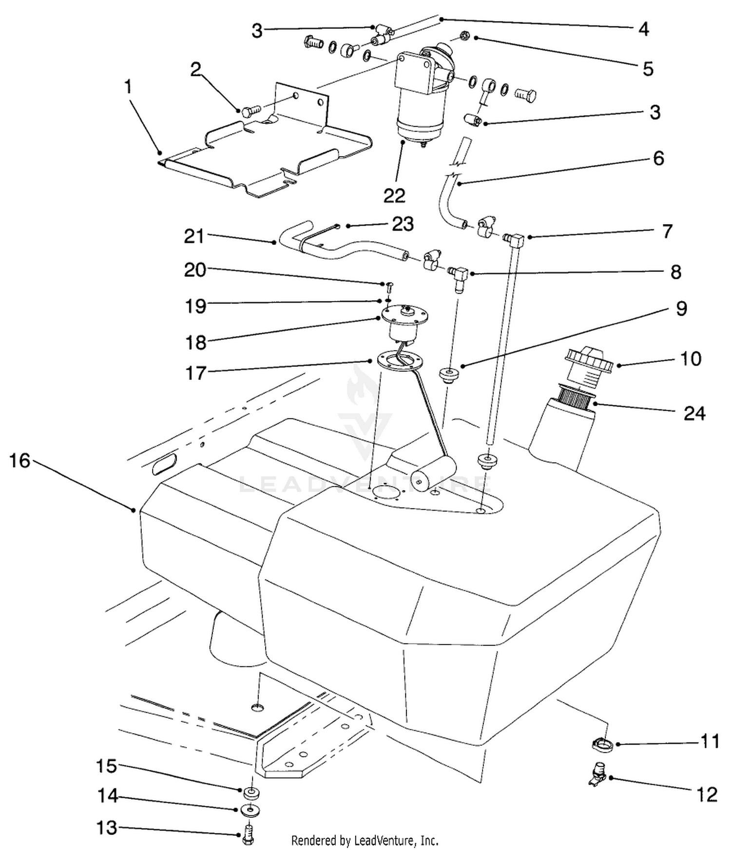 Fuel Tank  Filter Assembly