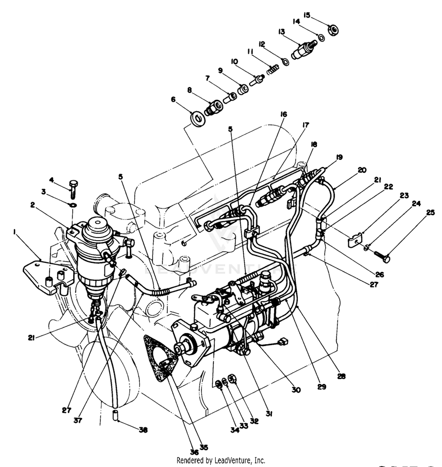 Fuel System Injection Pump  Nozzle Components