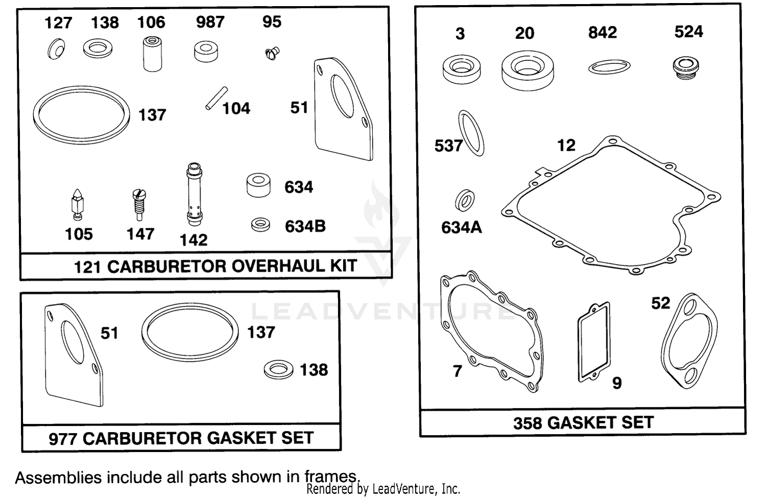 Engine Briggs  Stratton Model 283707-0156-01 8