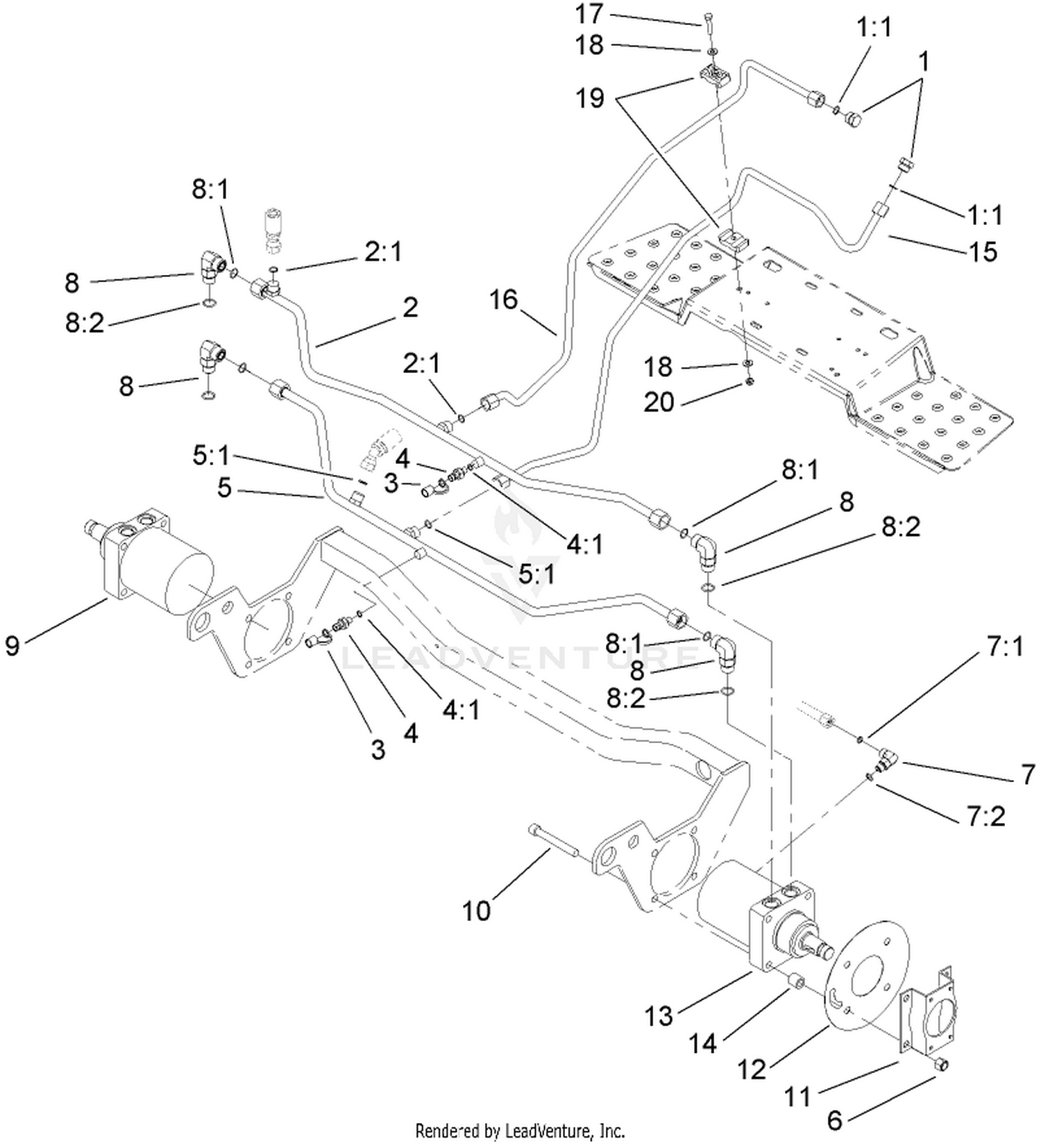 Hydraulic Motor Installation Assembly