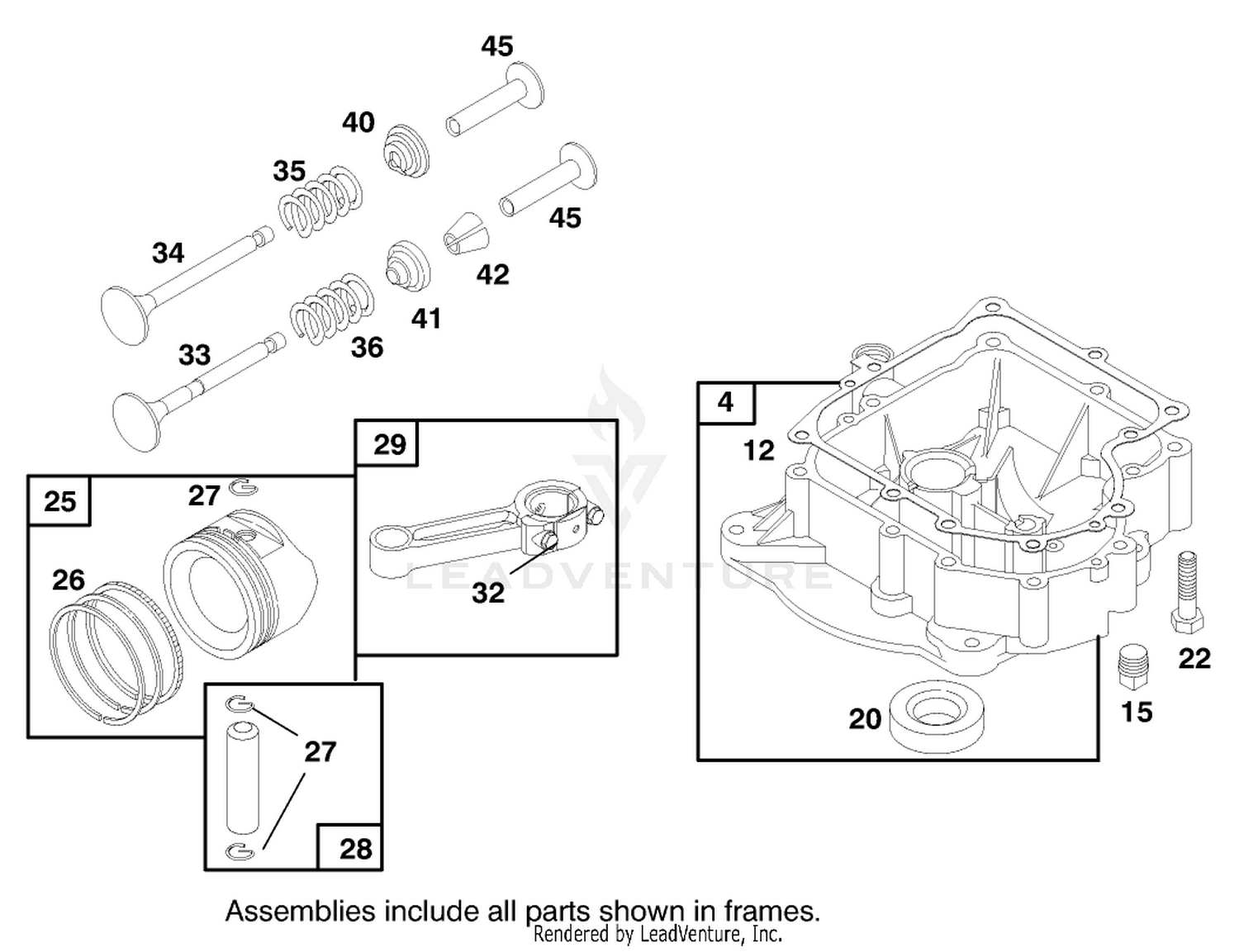 Engine Briggs  Stratton Model 28m707-1122-E1 3