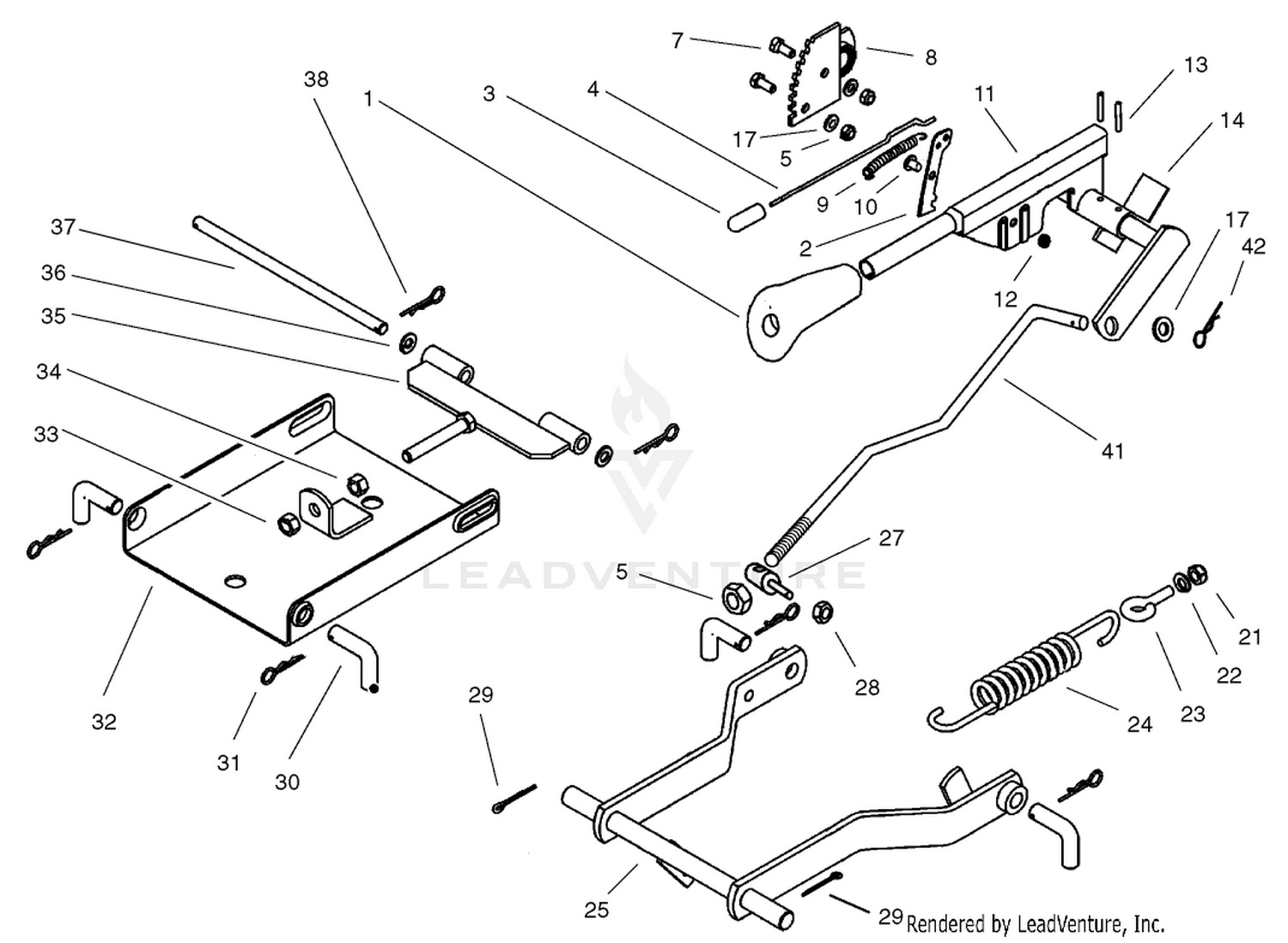Operation (Mower Lift) Assembly
