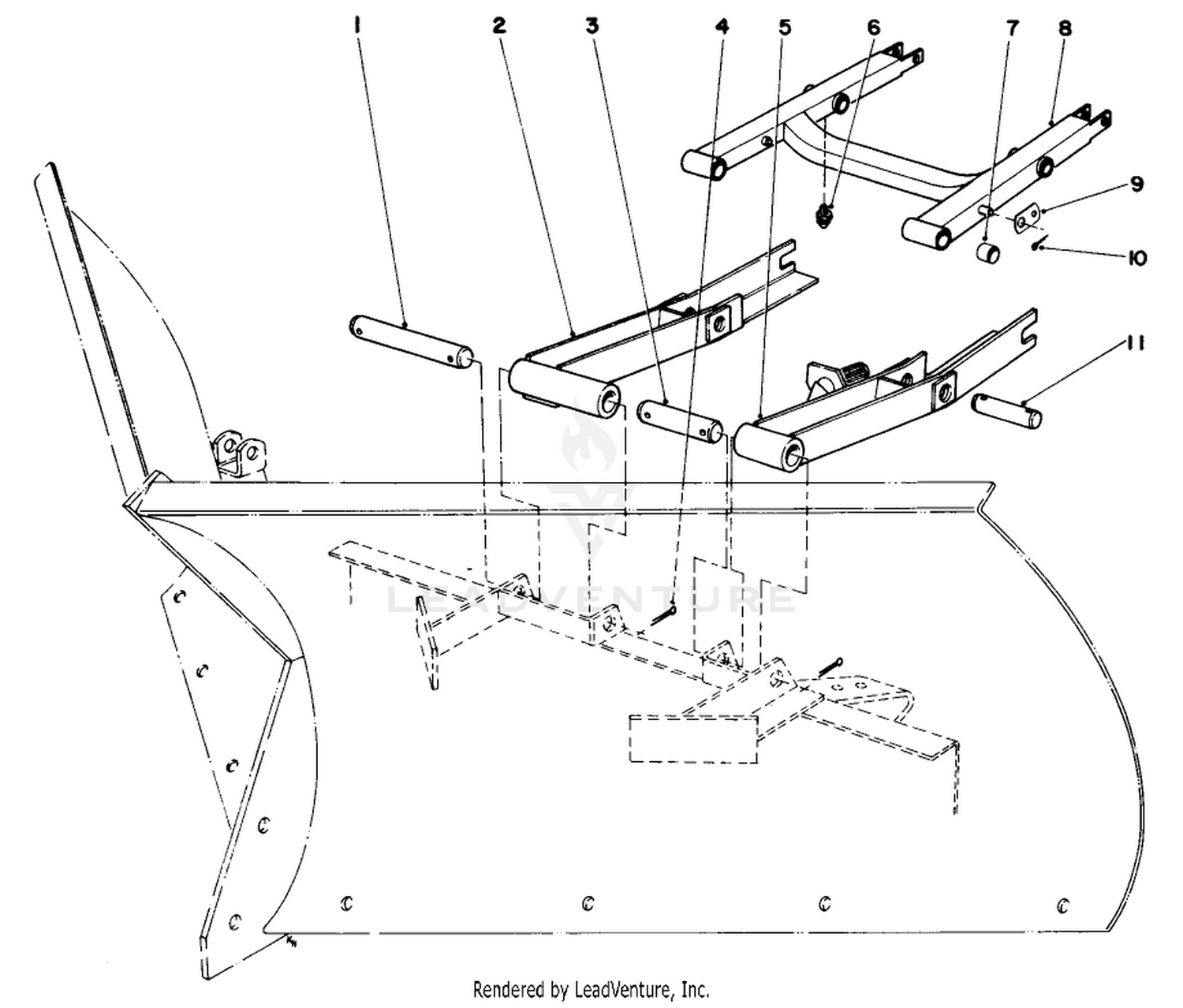 V-Plow Installation Kit Model No. 30755 (optional)