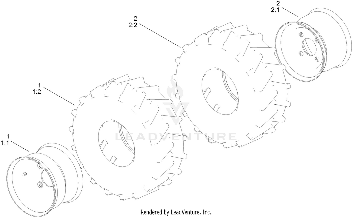 Cleated Wheel Kit Assembly
