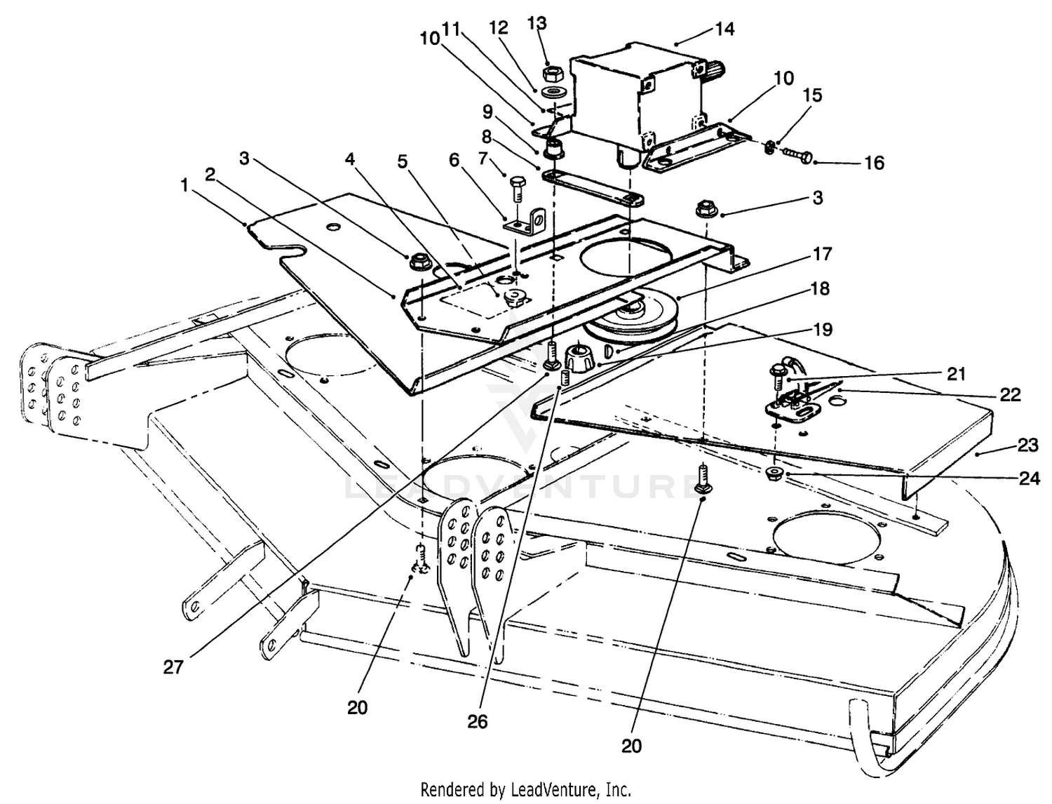 Covers And Gear Box Assembly