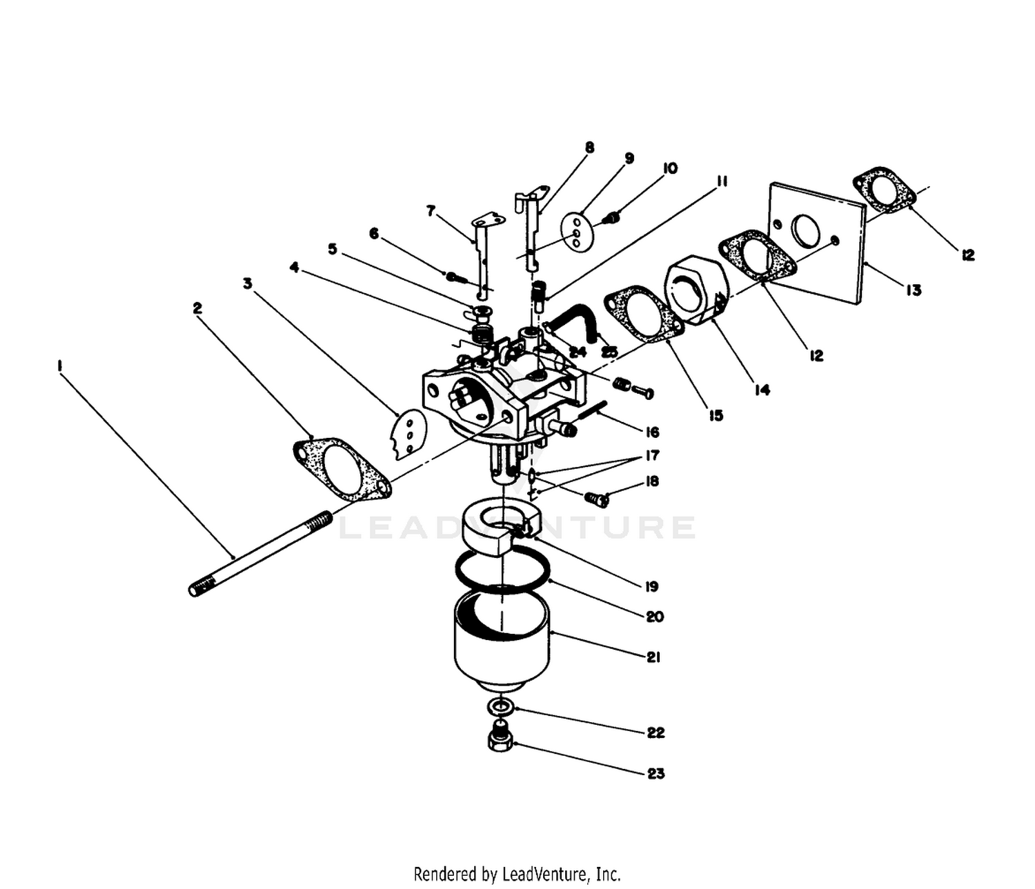 Carburetor Assembly (model No. 47ph7)