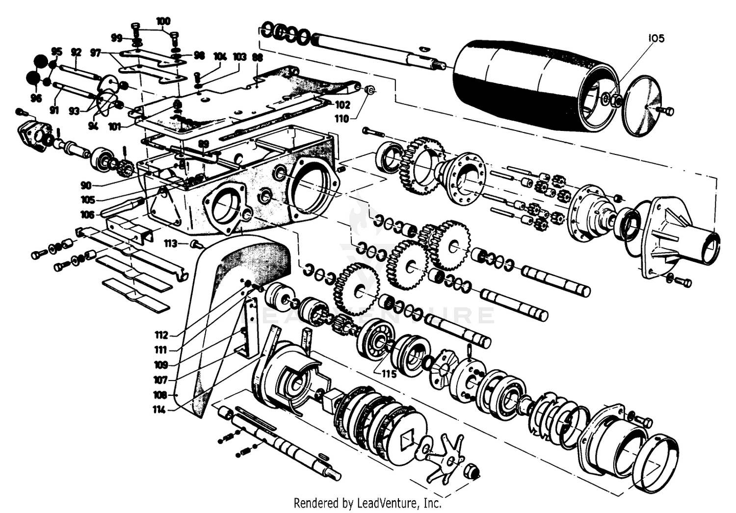 Transmission Case Assembly (continued) 3