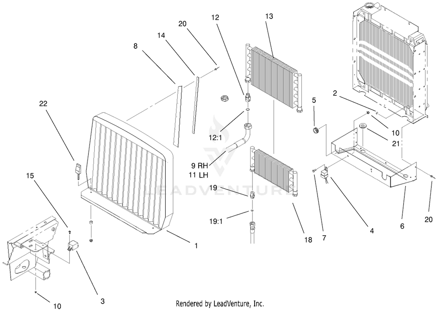 Oil Cooler/radiator Assembly