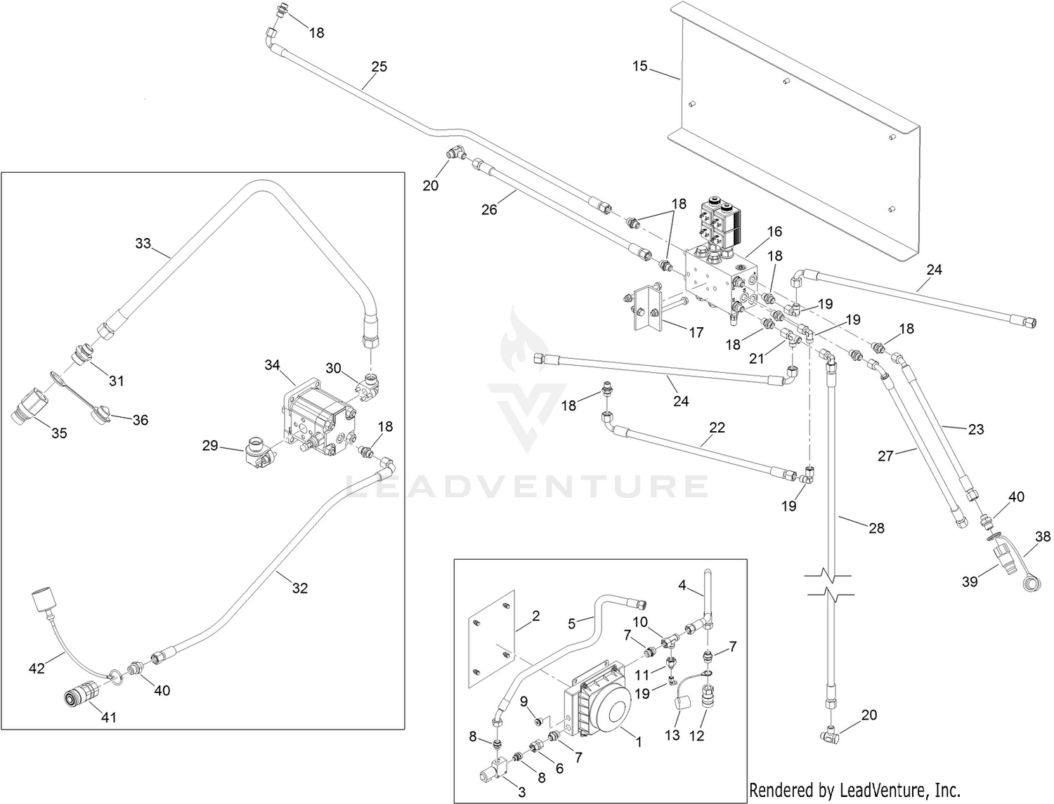 Hydraulic Components Assembly