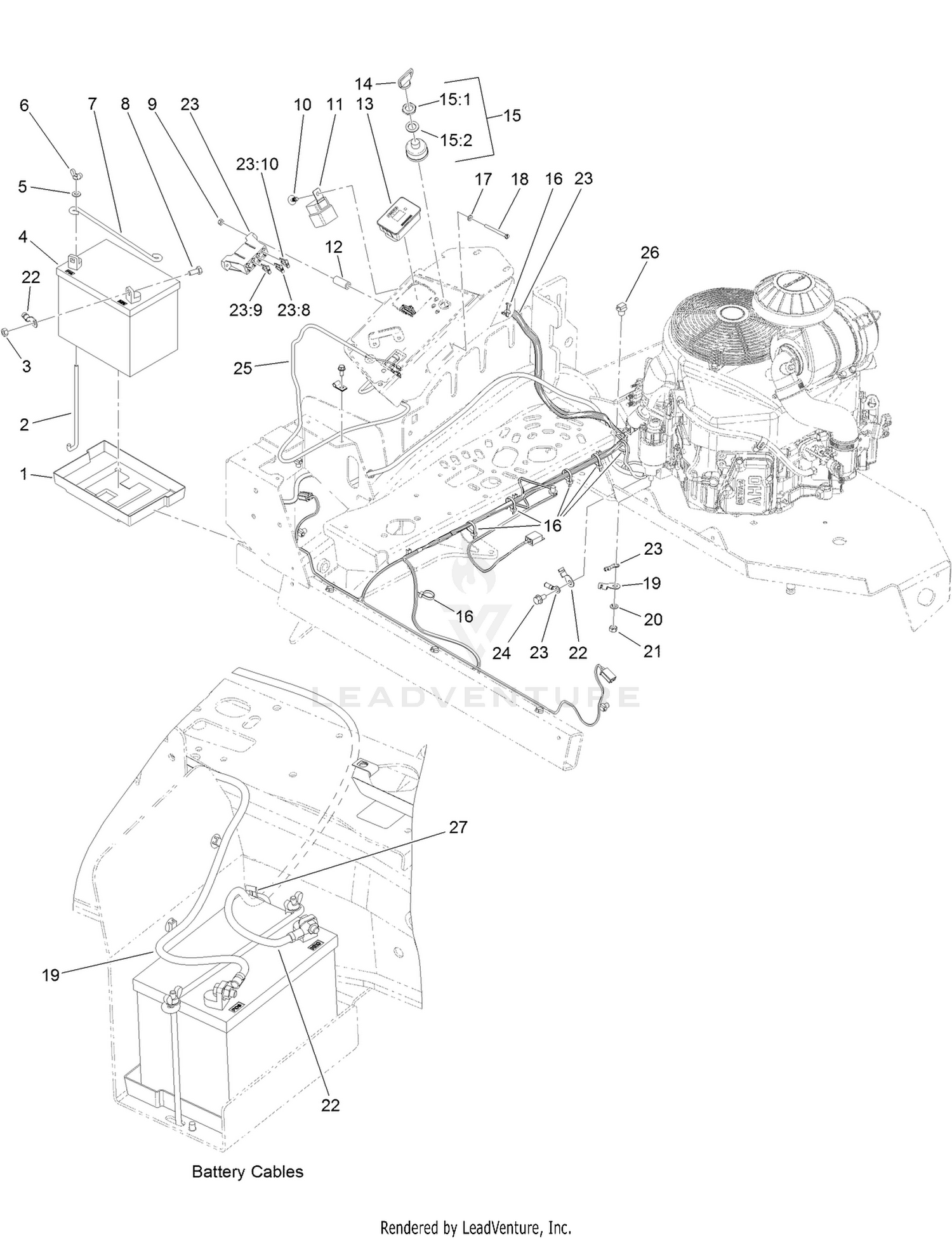 Battery and Electrical System Assembly