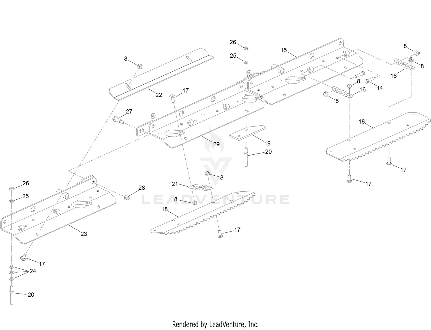Trowel Plate Assembly