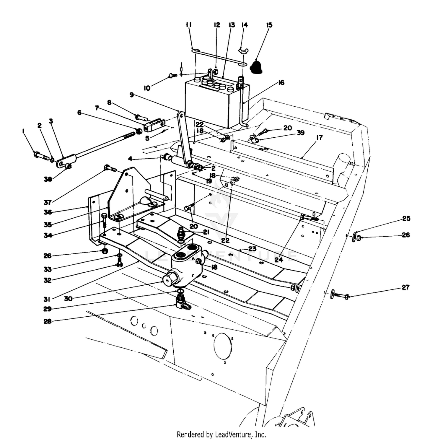 Motor Mounts And Battery Assembly