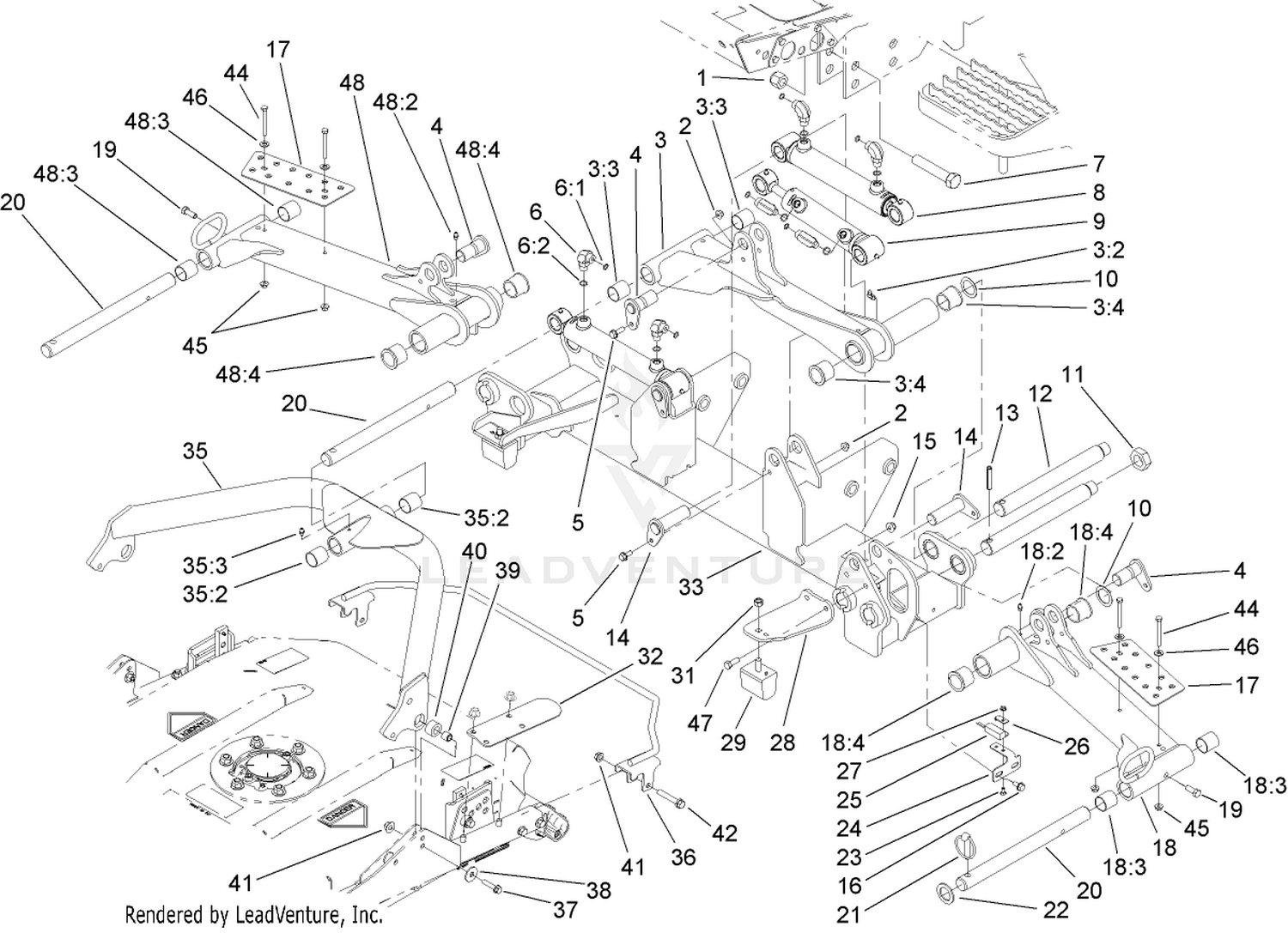 Front Lift Arm Assembly