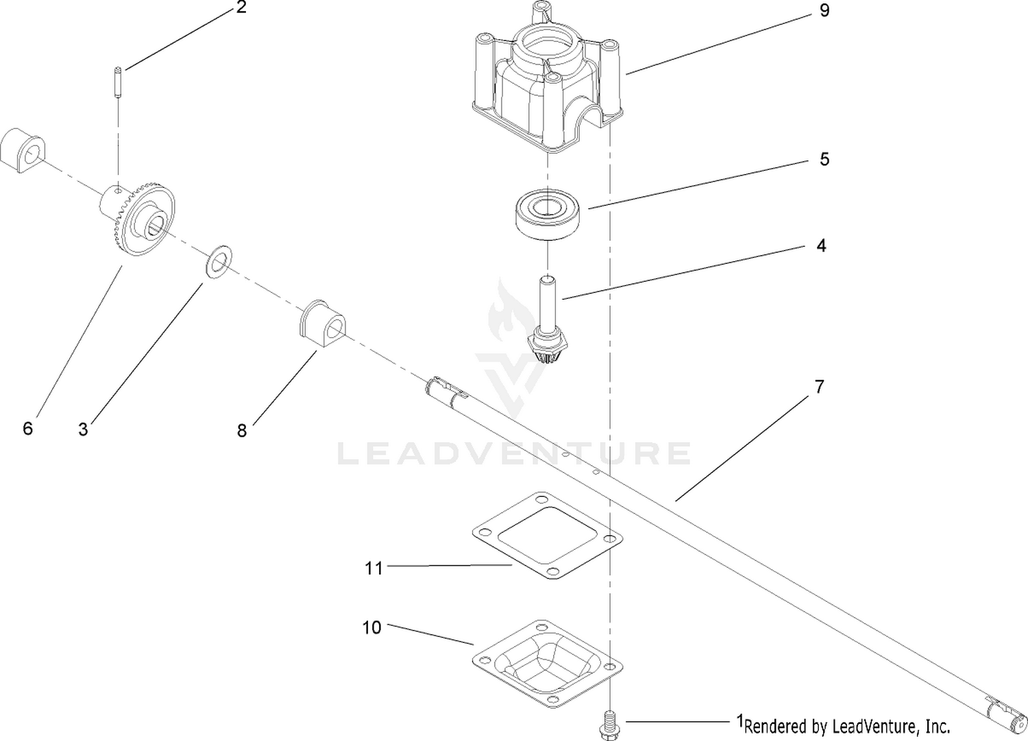 Transmission Assembly No. 106-3956