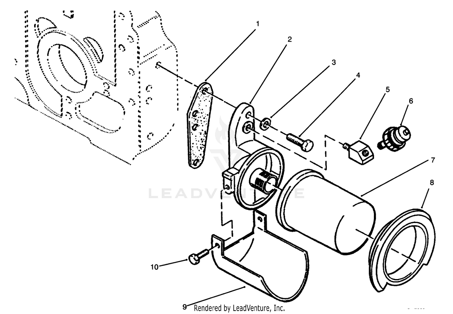 Oil Filter And Low Oil Pressure Cut-Off Switch