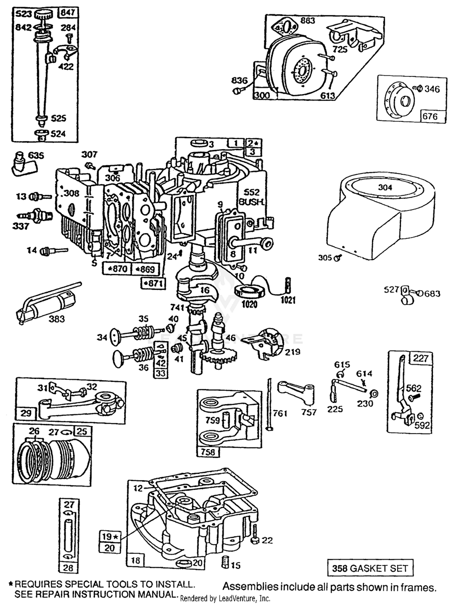 Briggs  Stratton Model No. 191707-0121-01