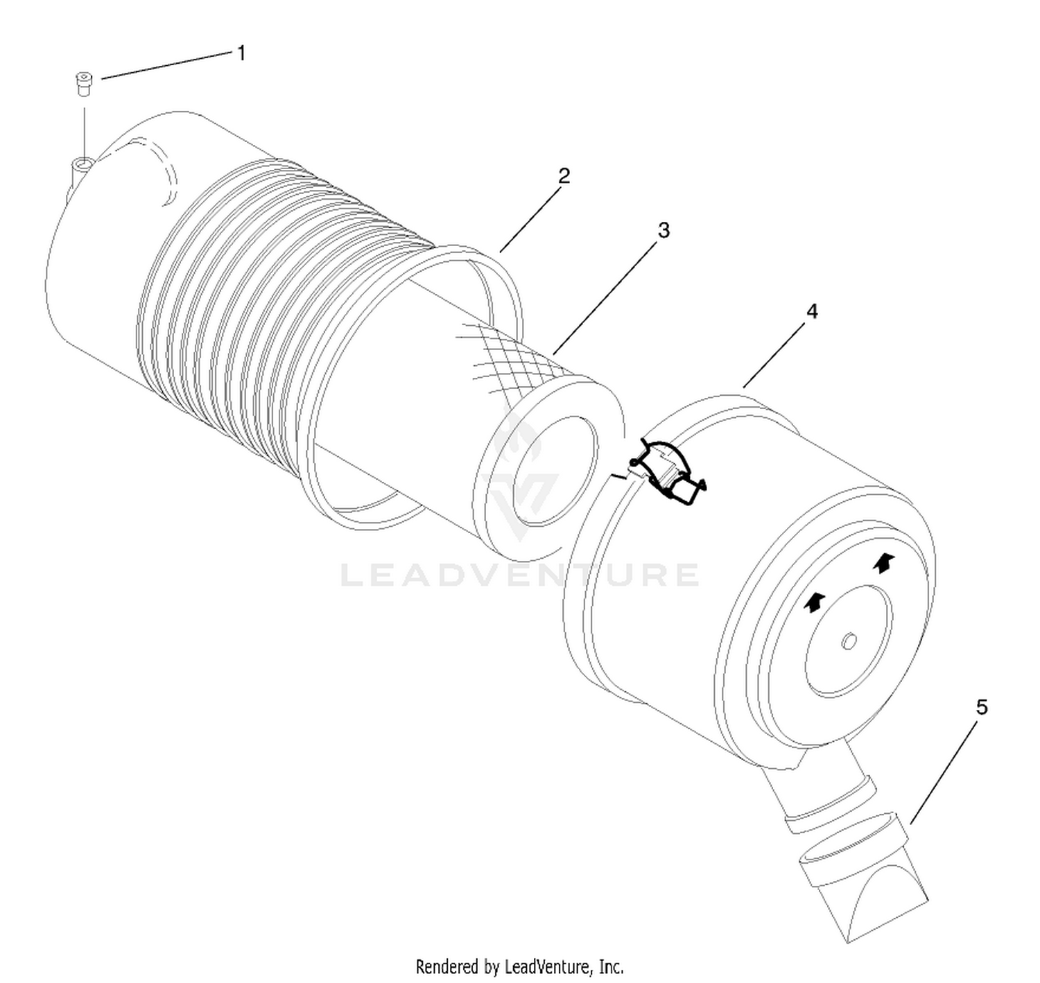 Air Cleaner Assembly No. 93-5111