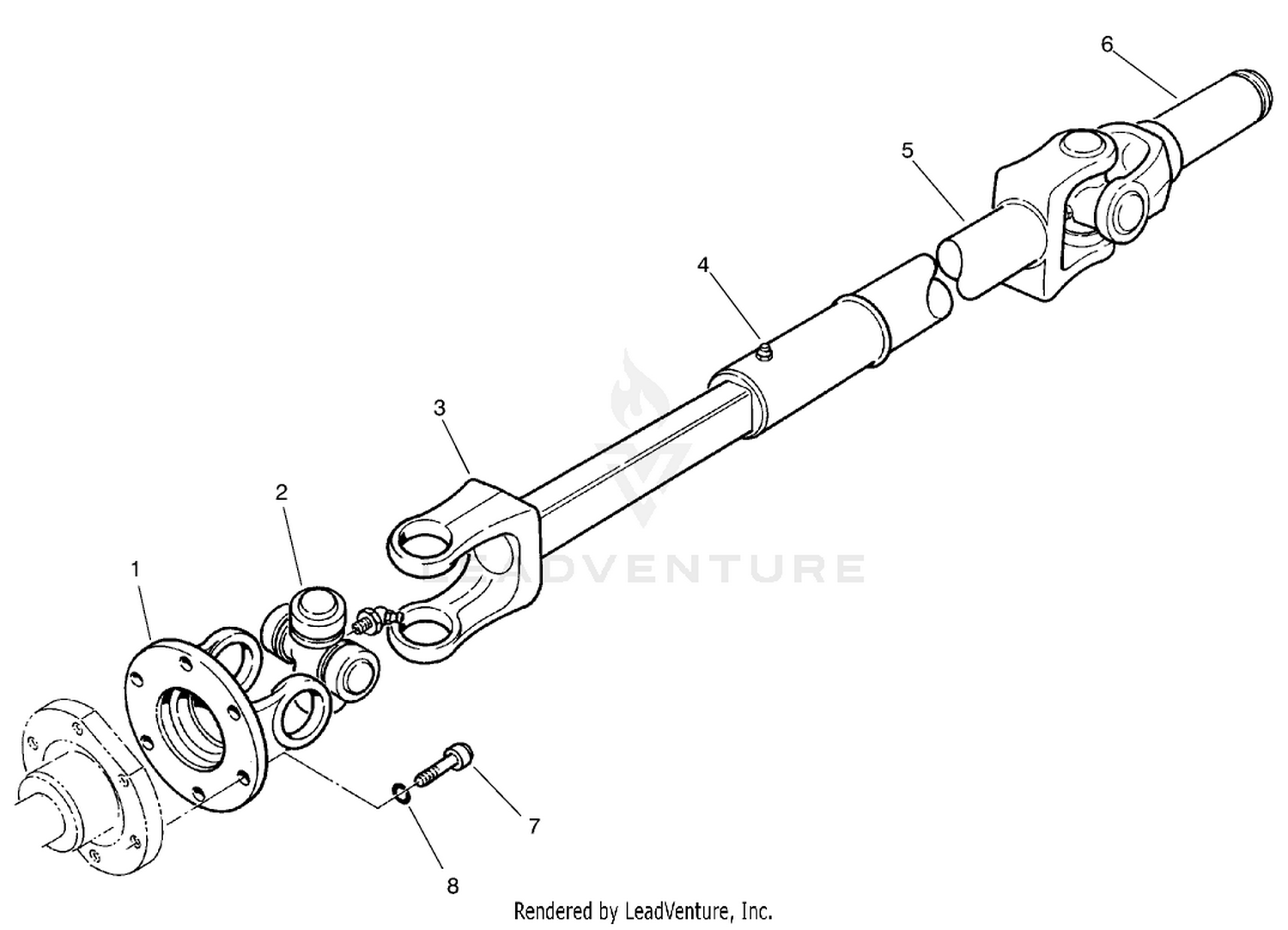 Drive Shaft Assembly No. 92-5084