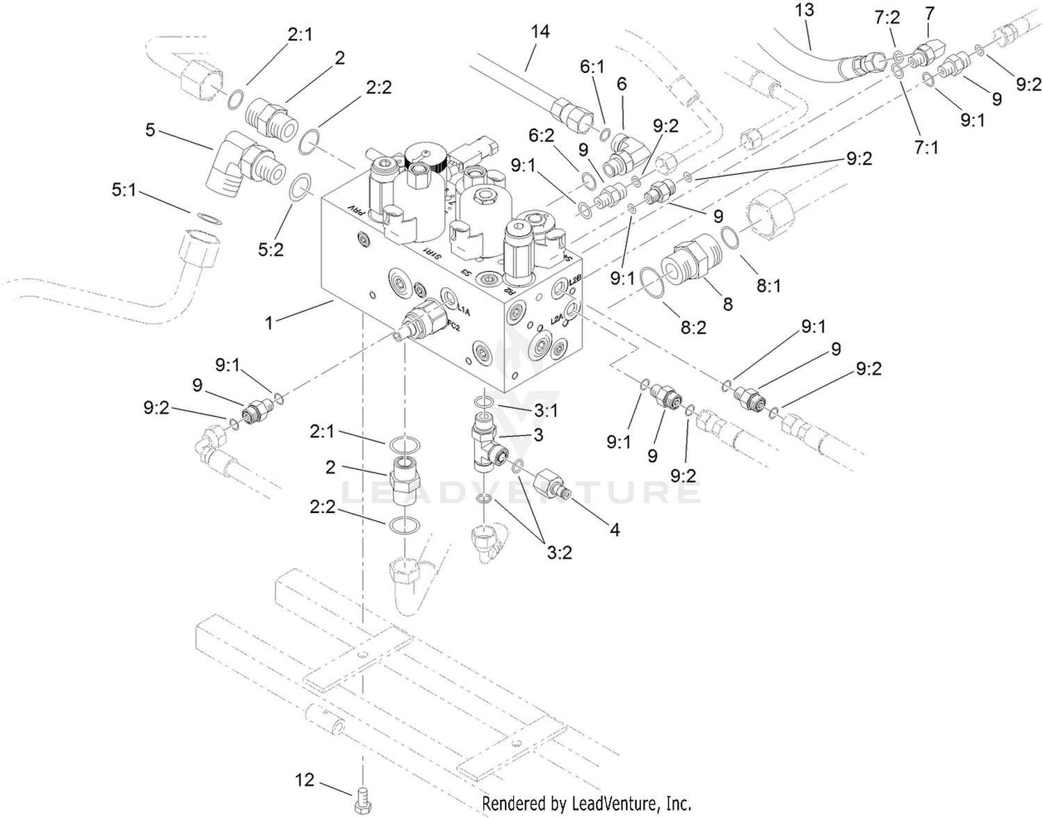 Manifold Block Installation Assembly