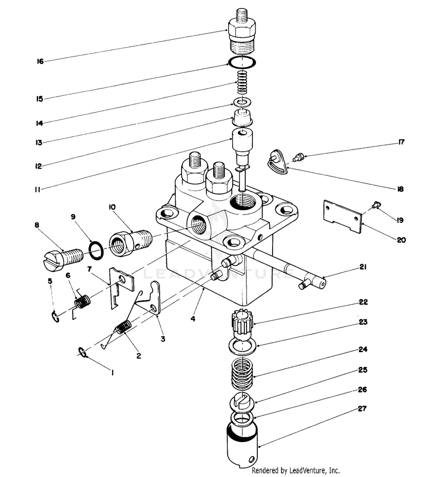 Fuel Injection Pump Assembly No. 42-8000