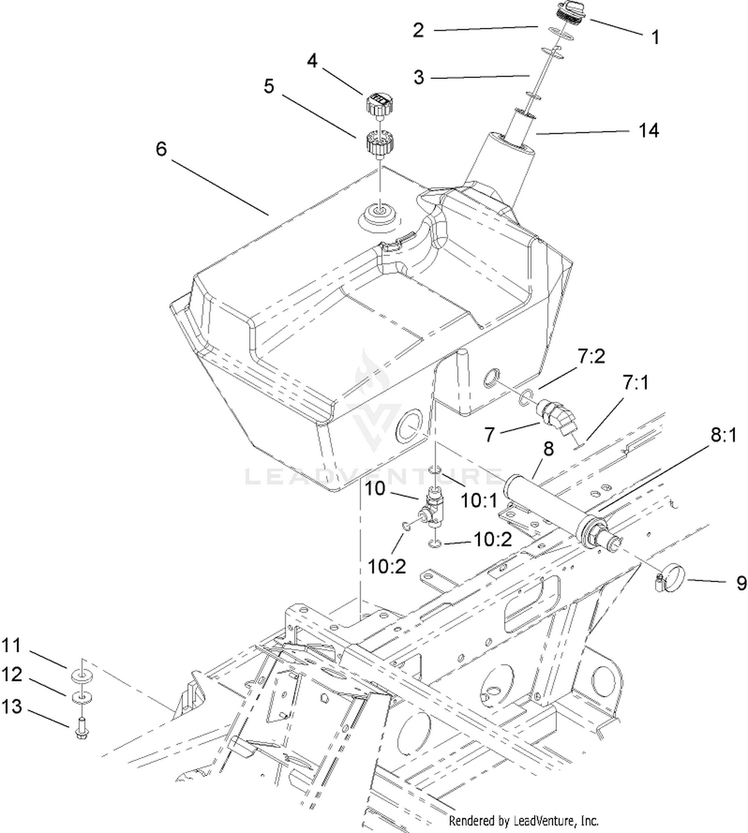 Hydraulic Filter and Reservoir Assembly
