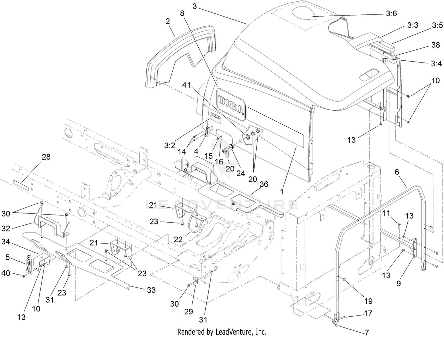 Hood and Body Panel Assembly