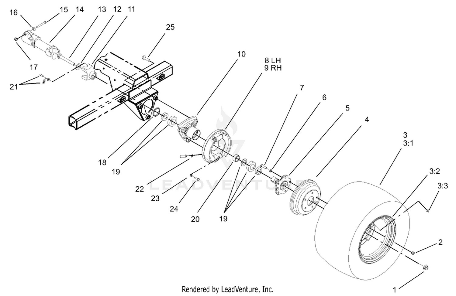 Rear Wheel Assembly