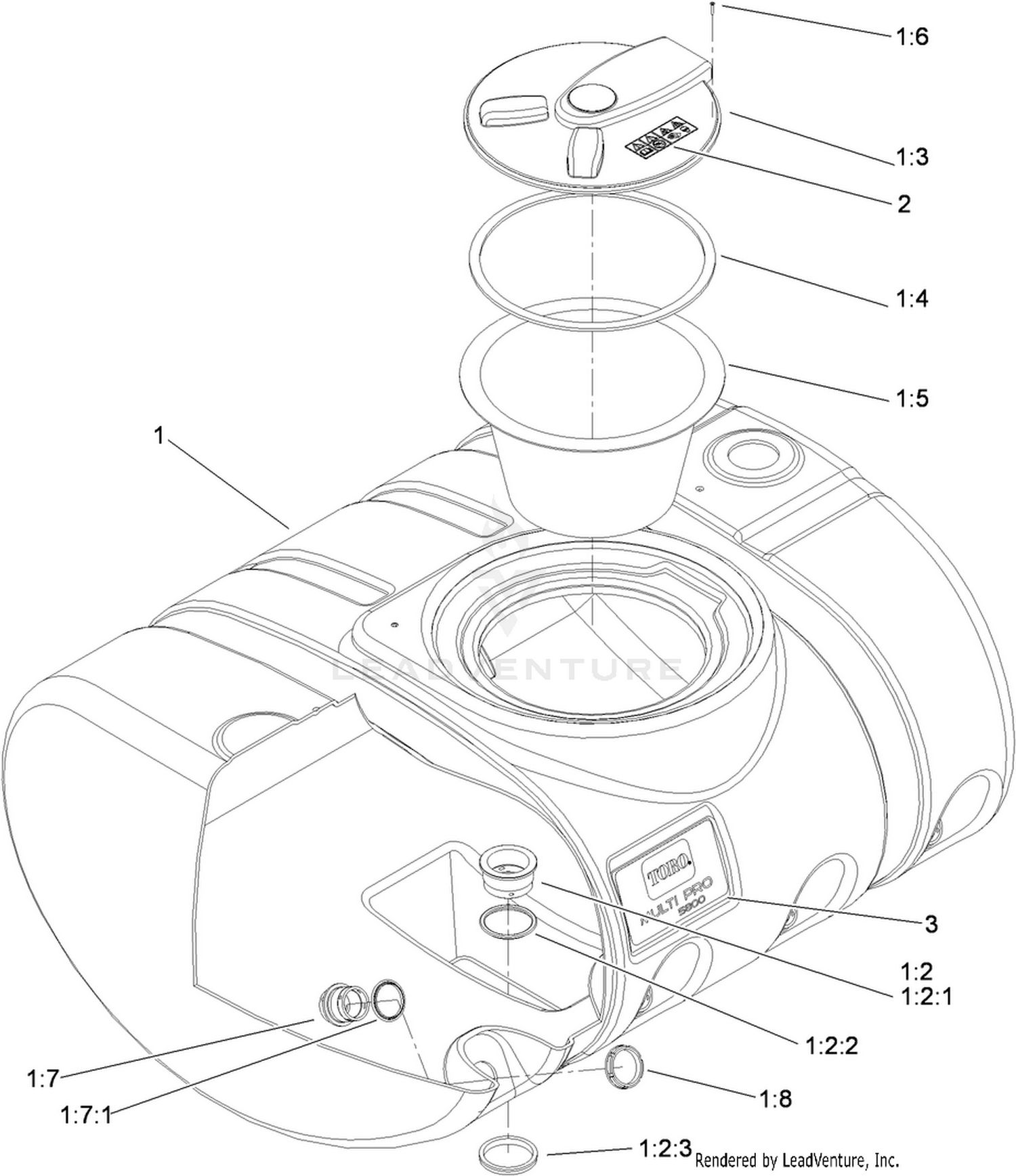 Tank Assembly No. 117-8005