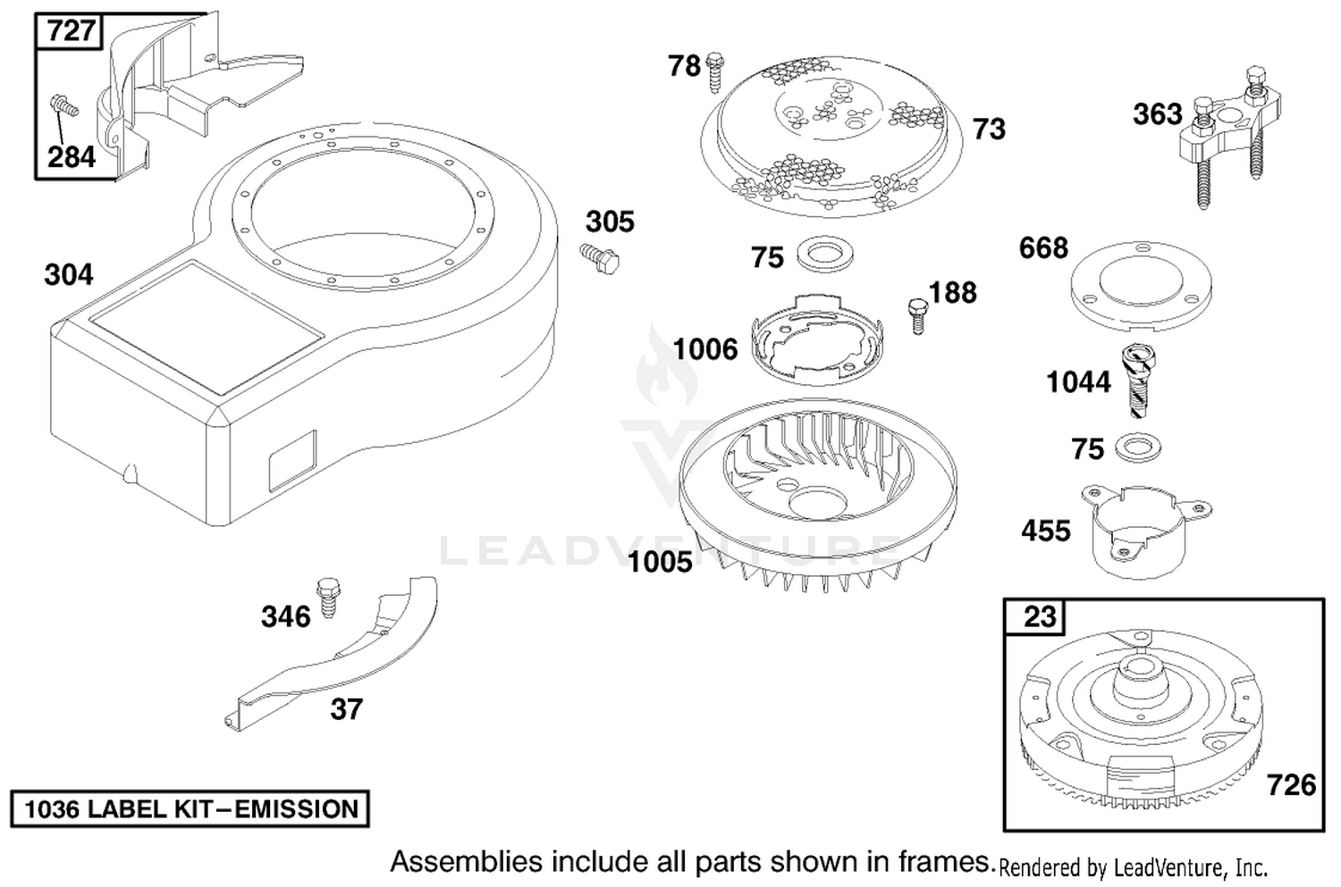 Engine Briggs  Stratton Model 28n777-1174-E1 7