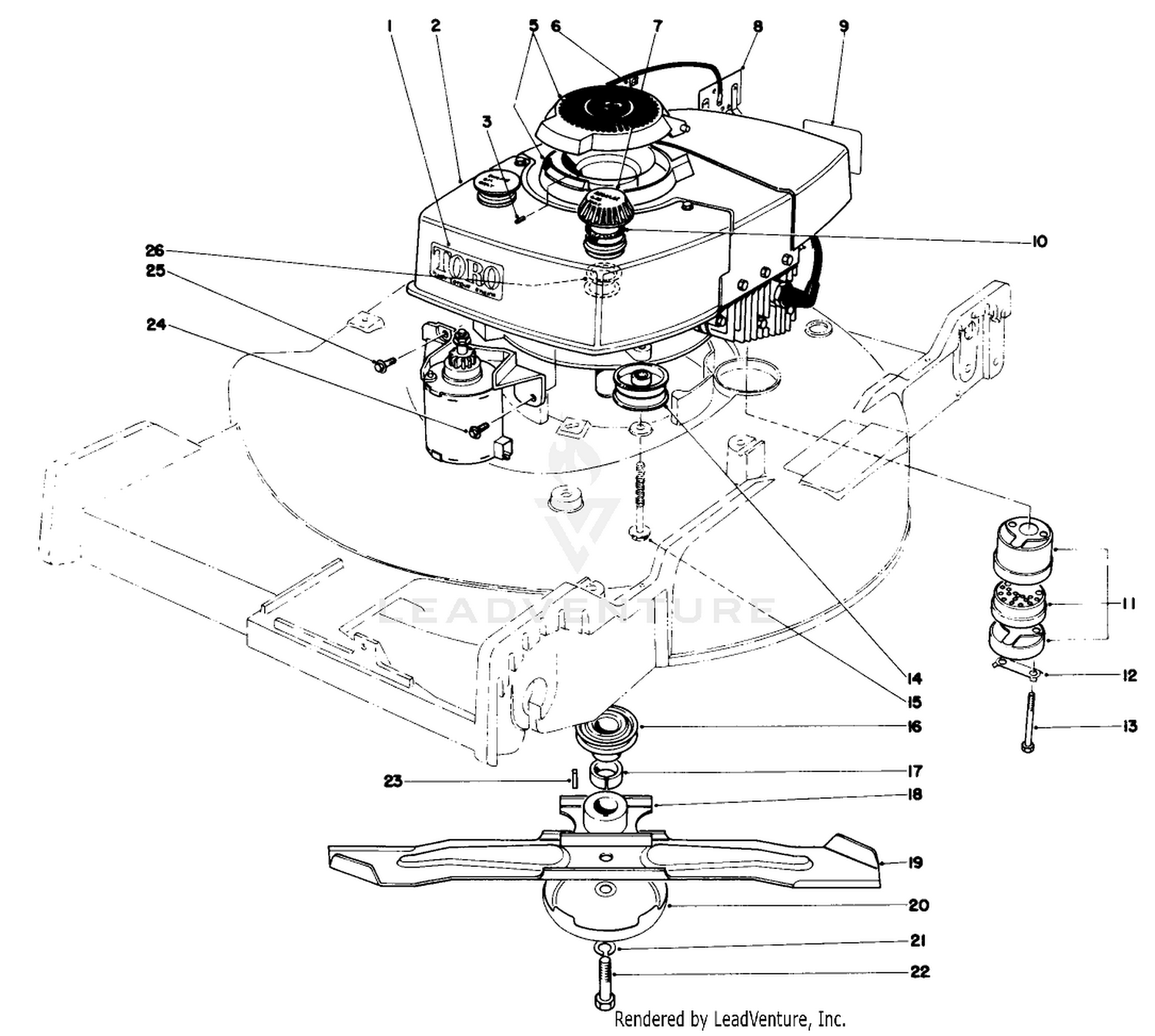 Engine Assembly (model 20696)
