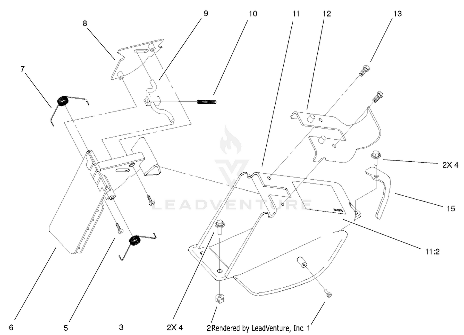 Rear Bag Tunnel Assembly