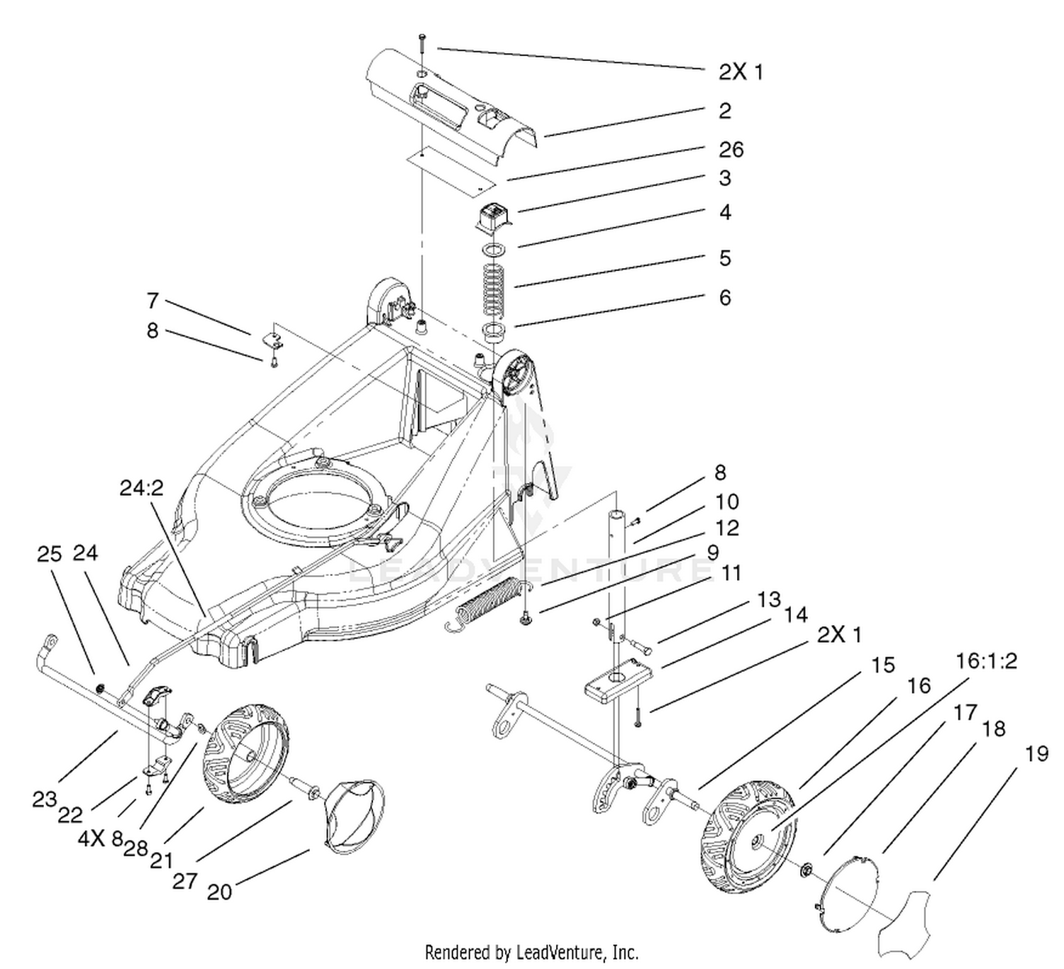 Height of Cut and Wheel Assembly