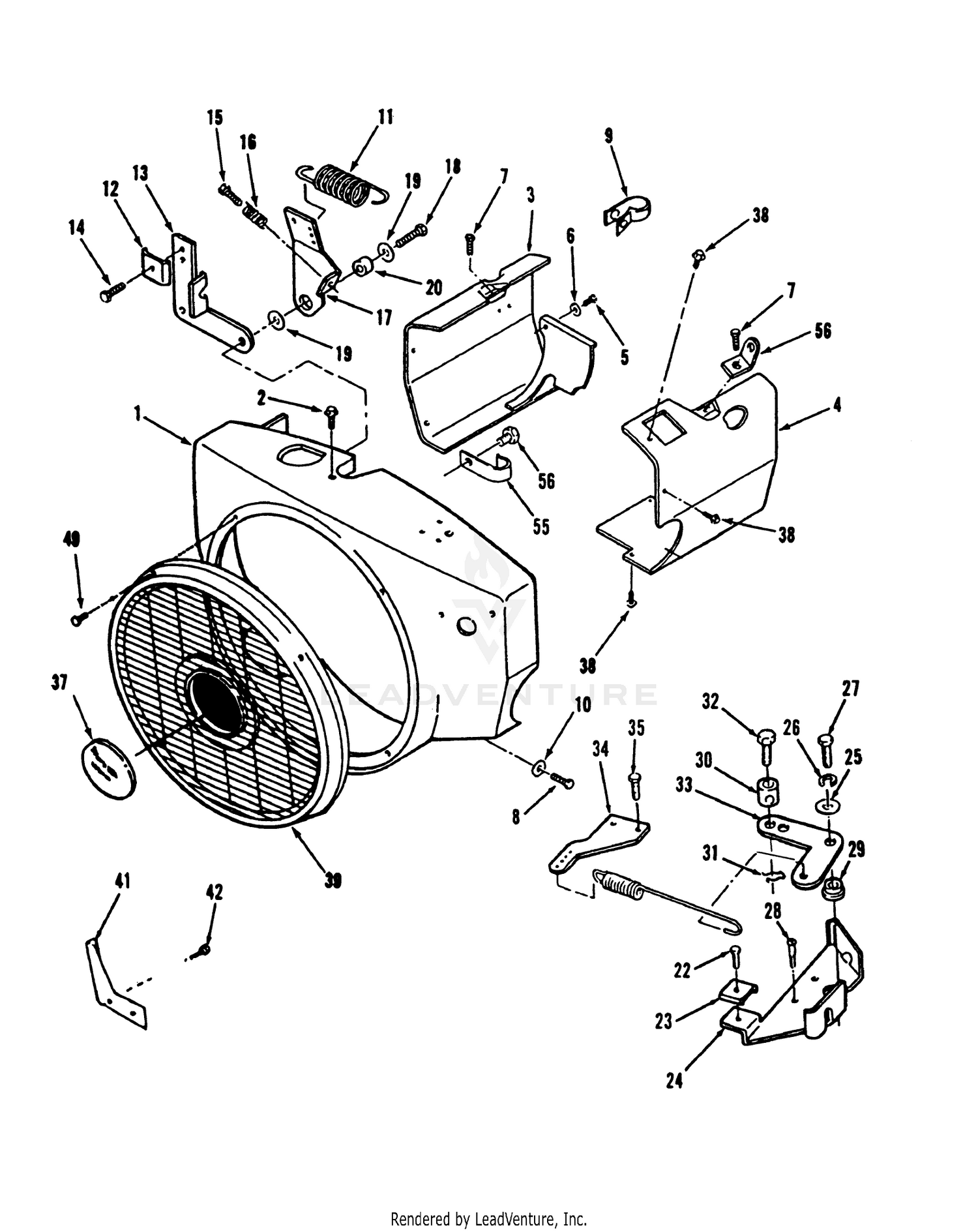 Blower Housing And Governor Power Plus