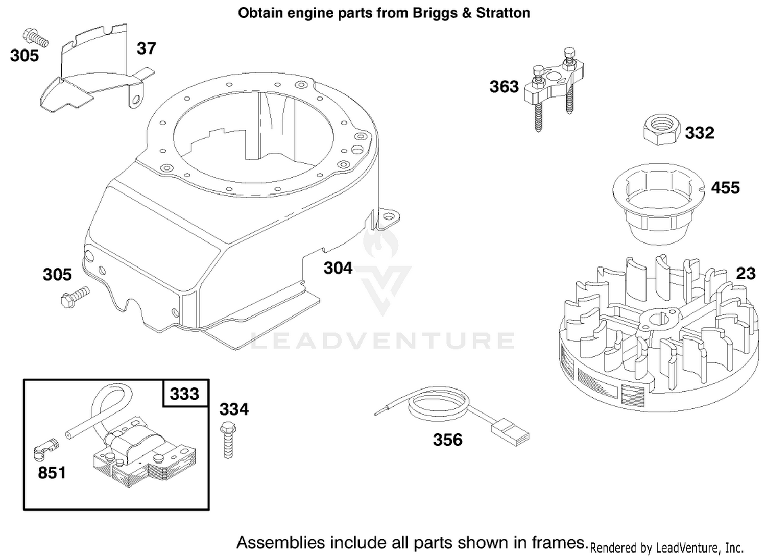 Engine Briggs  Stratton Model 12f802-0667-01 7
