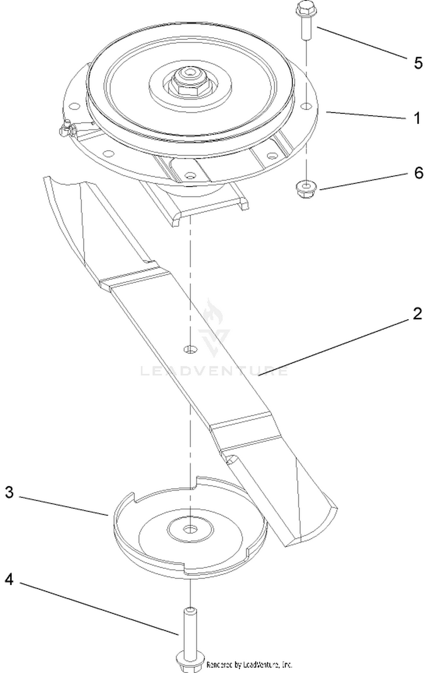 Spindle and Blade Assembly