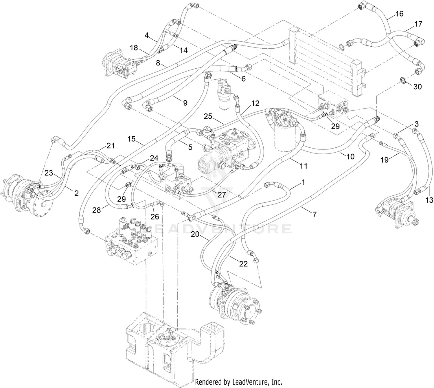 Transmission Hose Assembly