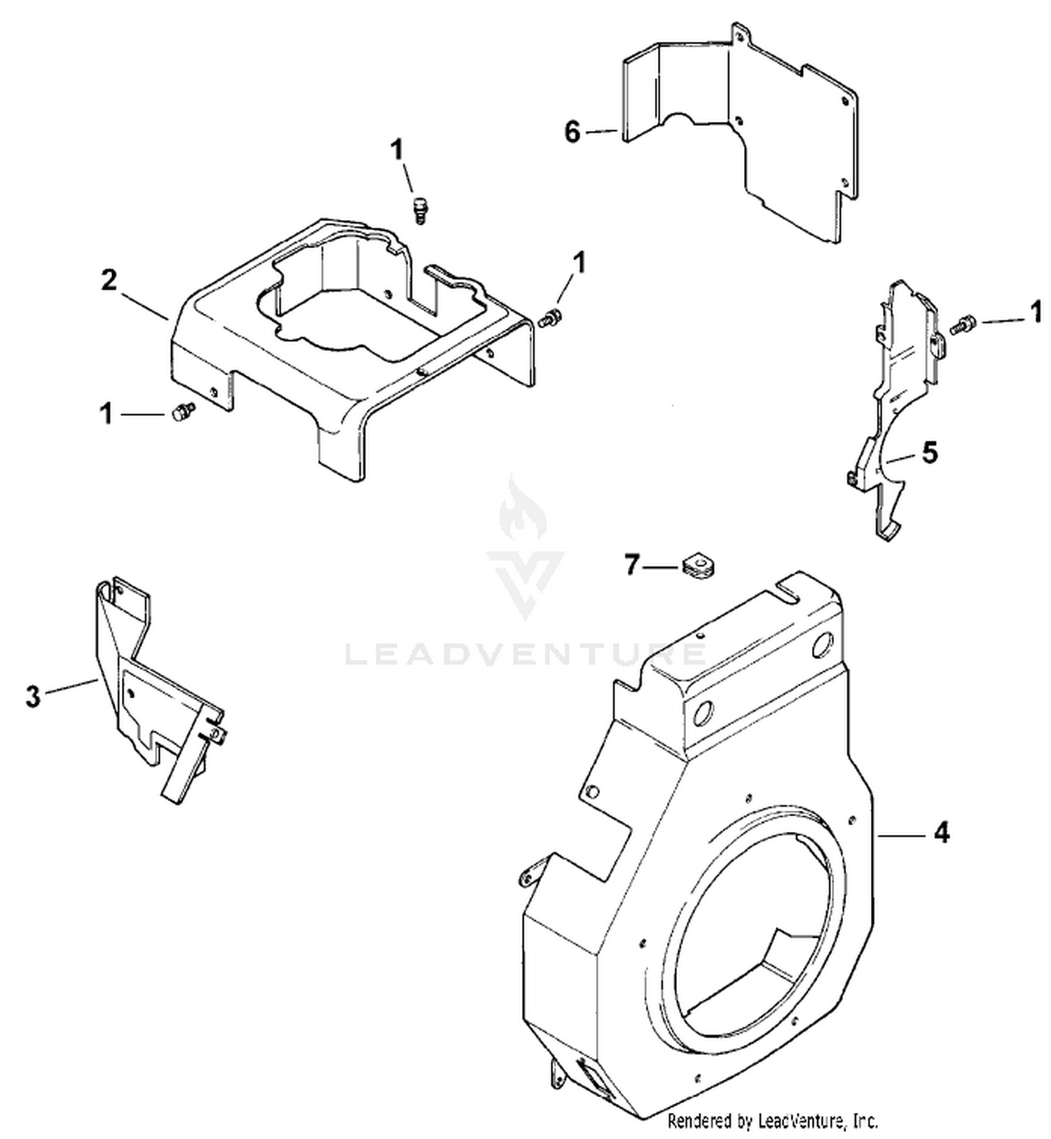 Blower Housing  Baffles