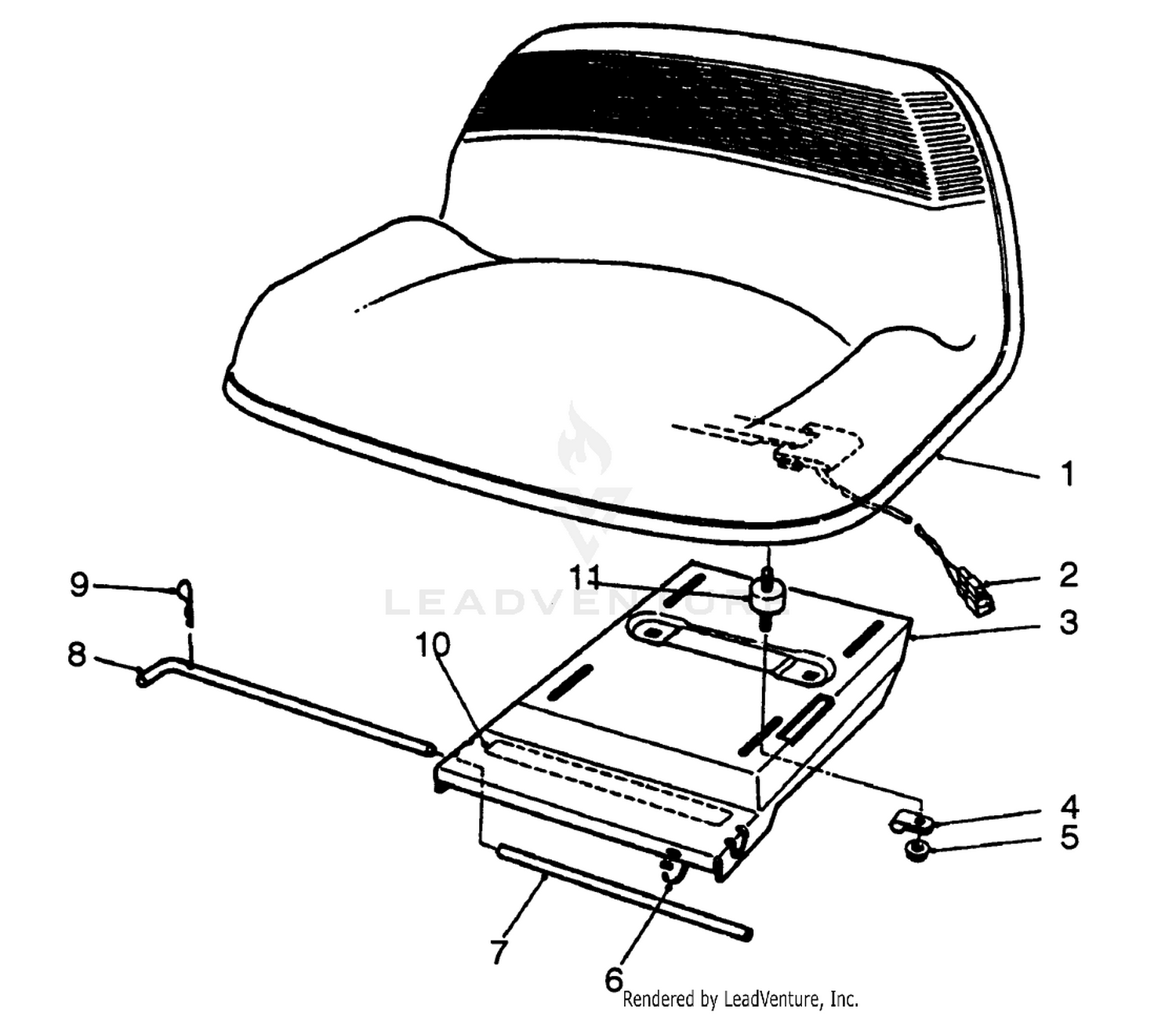 Seat Assembly (model No. 56195)