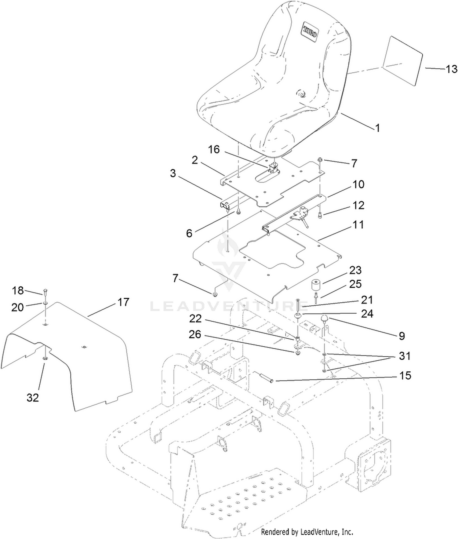 Seat and Shroud Assembly