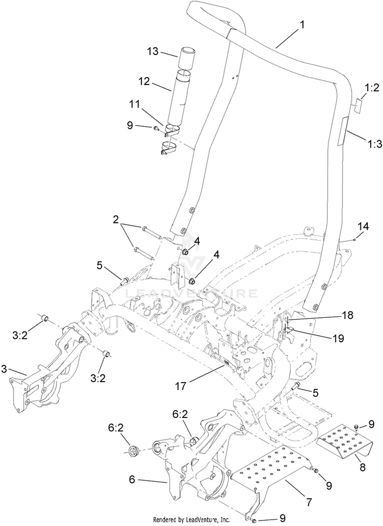 Roll-Over Protection System Assembly