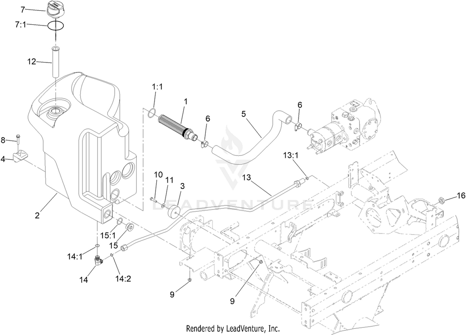 Hydraulic Tank Assembly