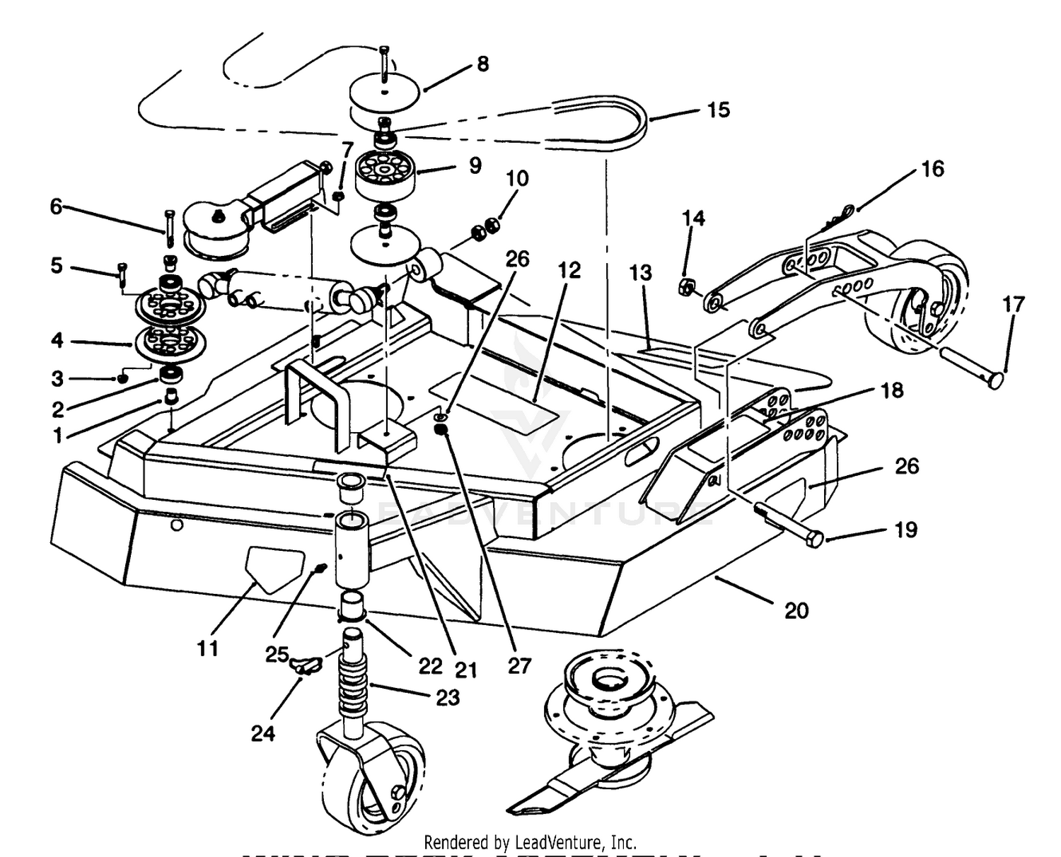 Wing Deck Assembly-L.h.