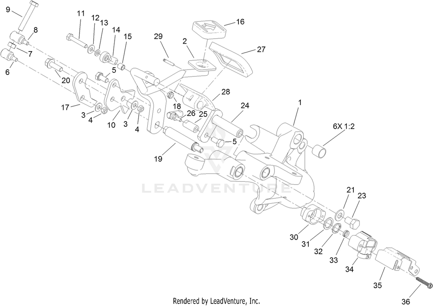 Right Hand Support Platform Assembly