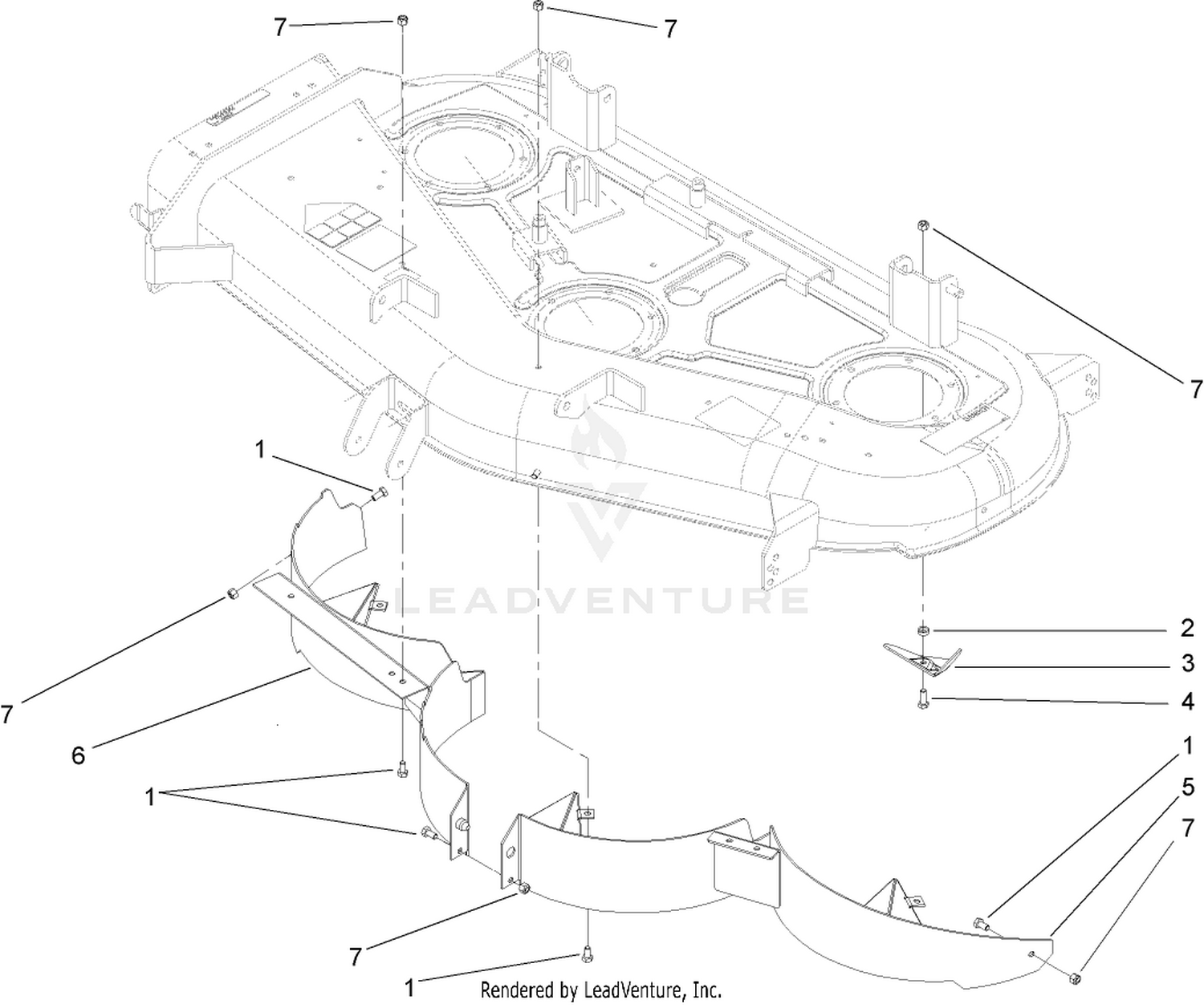 Deck Baffle Assembly
