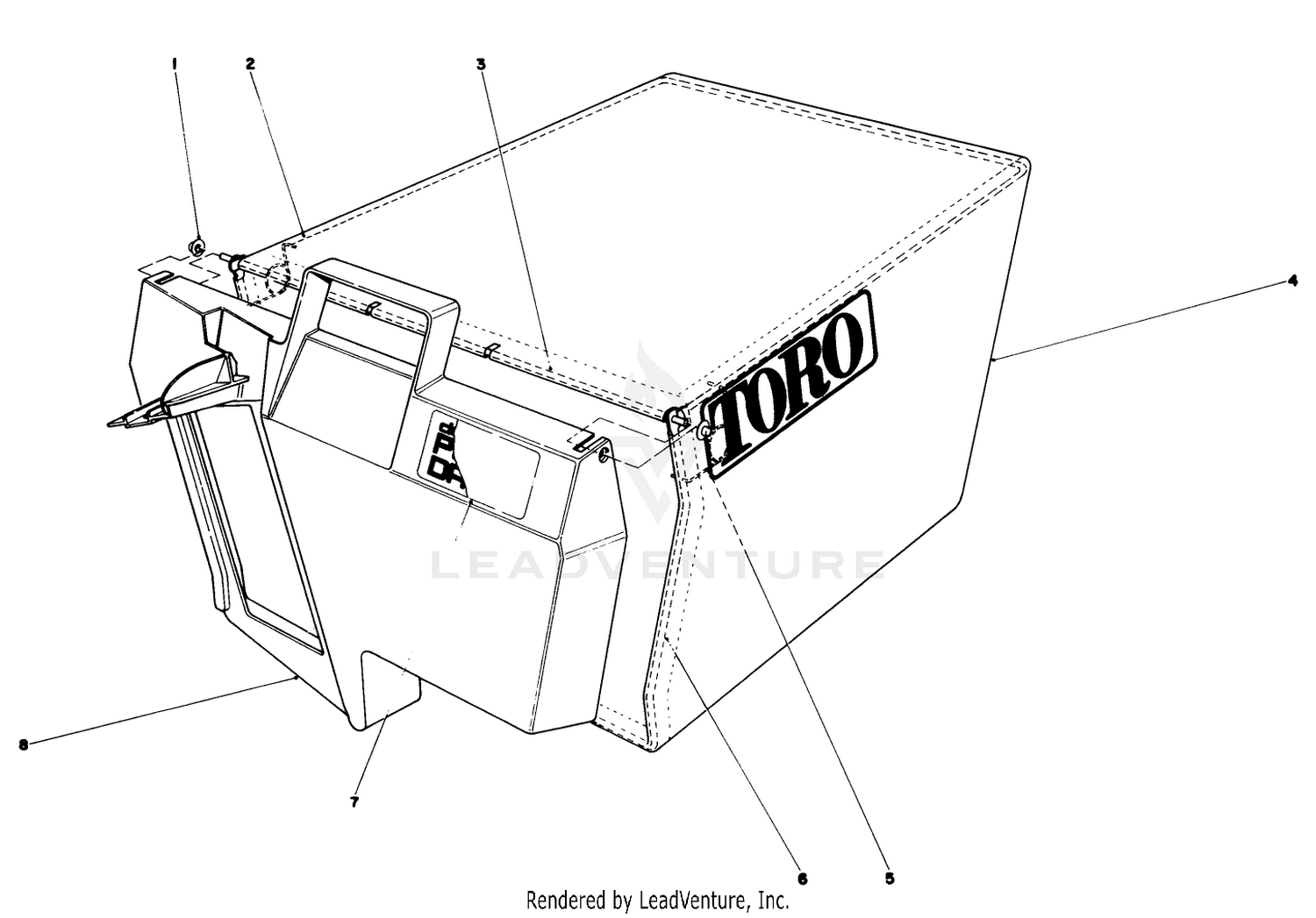 Grass Bag Assembly No. 11-0189