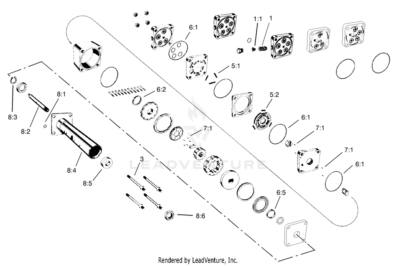 Steering Control Assembly No. 104-0474
