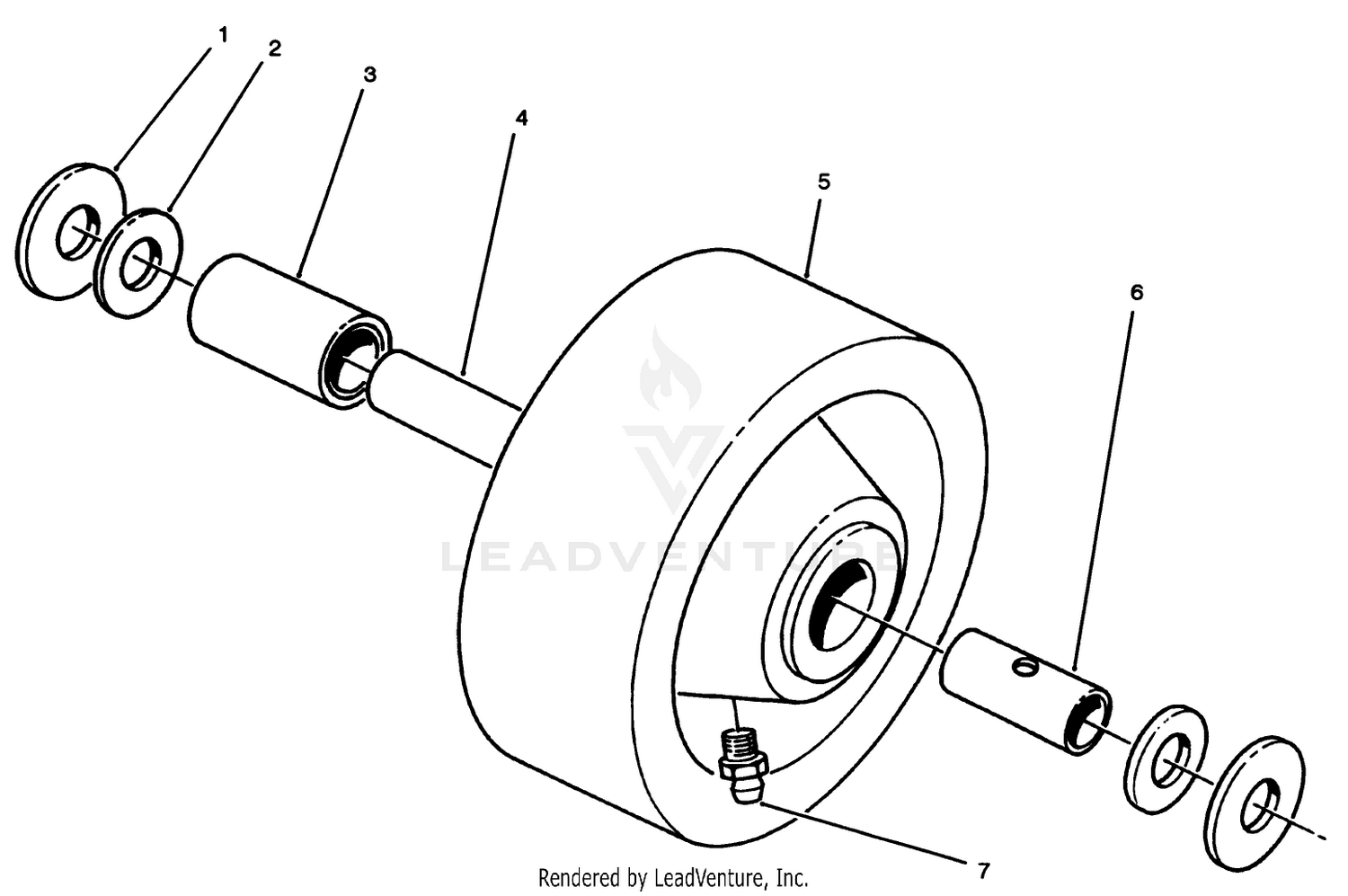Phenolic Wheel Assembly No. 27-1050 (optional)